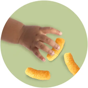 Gerber Snacks for Baby Value Pack Lil Crunchies Mild Cheddar & Veggie Dip 1.48 Ounce (Pack of 8) - Baby