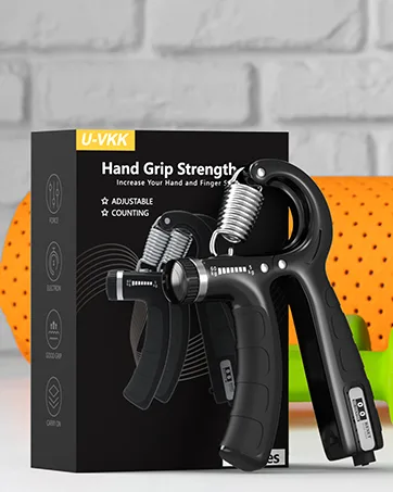 Hand trainer set of 2 hand trainers forearm trainer adjustable handle 5-60 kg hand forearm training device grip strength trainer non-slip handle for athletes and hand recovery black - product information 2