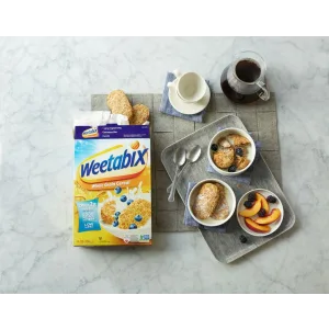 Weetabix Organic Whole Grain Cereal Biscuits USDA Certified Organic Non-GMO Project Verified Heart Healthy Kosher Vegan 14 Oz Box - unspecified