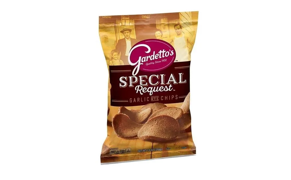 Gardetto's Roasted Garlic Rye Chips 14 oz - product information 1