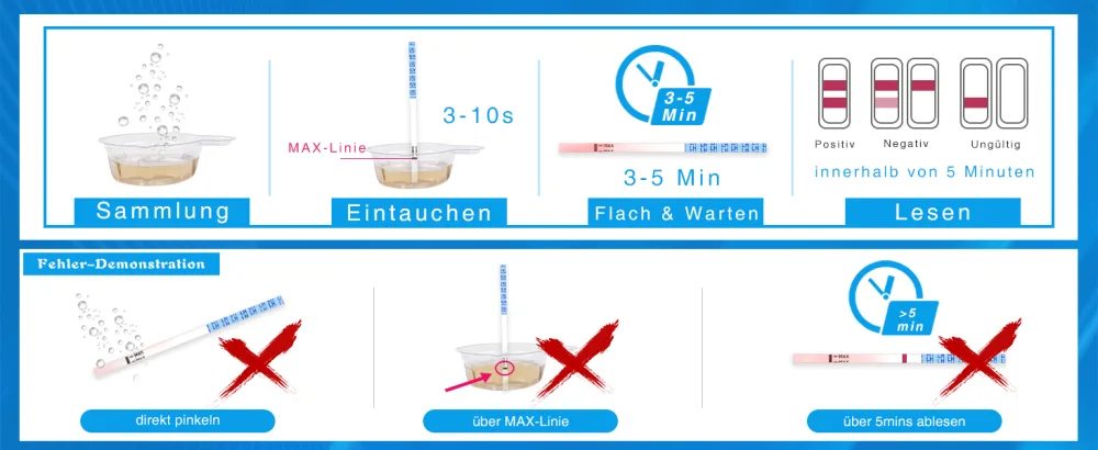 Wondfo ovulation test with urine cups 50 pieces 25 miu/ml self -test lh predictors for home ovulation test strips with optimal sensitivity - product information 9
