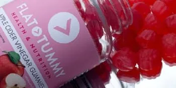 Flat Tummy Tea Apple Cider Vinegar Gummies Detox & Support Gut Health with The Mother Vegan Non-GMO Made with Apples Beetroot Vitamin B9 Superfoods Red 60 Count Pack of 3 - product information 3