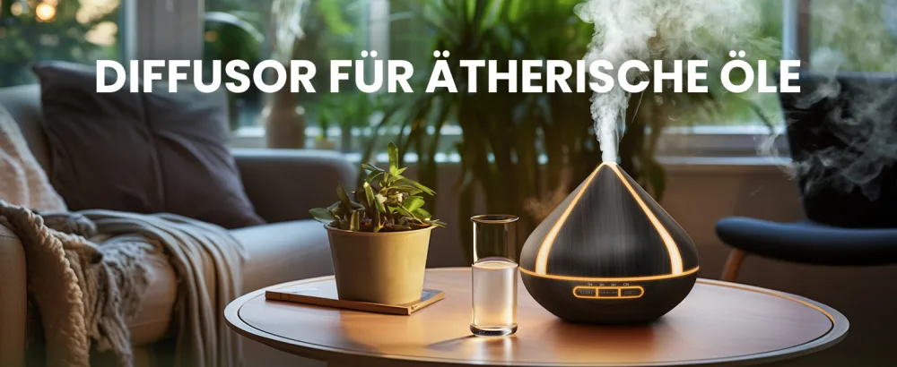 Vaaghanm 500 ml essential Oil diffuser with 8 oils aromatherapy diffuser with remote control 4 timers automatic Waterless Shut-Off for Large Space made of plastic brown - B09WYMD5XM