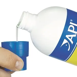 API Turtle Products: Sludge Remover to Clean Aquarium Water Conditioner to Make Tap Water Safe for Turtles TURTLEFIX Remedy to treat bacterial infections and repair damaged tissue - API bottle dosing cap turtle terrarium vivarium