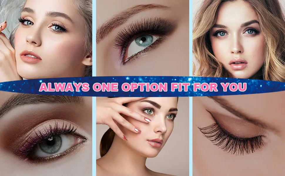 Magnet eyelashes with eyeliner artificial magnetic waterproof 3D magnetic eyelash set magnetic lashes soft false natural eyelash set (7 styles) - product information 10