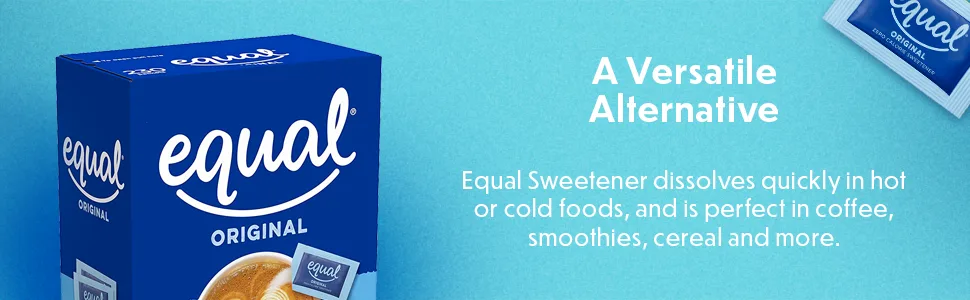 EQUAL 0 Calorie Sweetener Sugar Substitute Zero Calorie Sugar Alternative Sweetener Packets Sugar Alternative 800 Count - equal sweetner