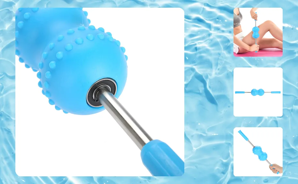 Massage Roller Stick Muscle Roller Stick for deep fabric and trigger point massage yoga massage scooter scooter roller massage meridian massage stick massage tool - product information 18