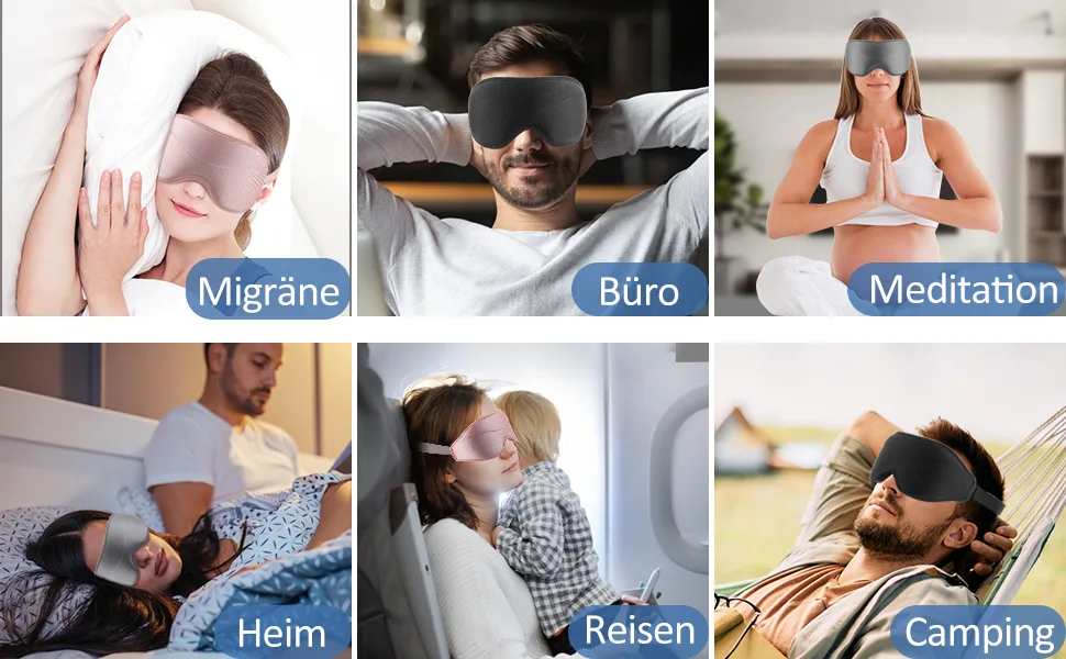 Sleeping mask men sleeping glass men women comfortable side sleepers 3d 100% darkness soft thin eye mask sleep masks no sweating earplugs blindfold sleep men aircraft shift work - augenbinde schlafen