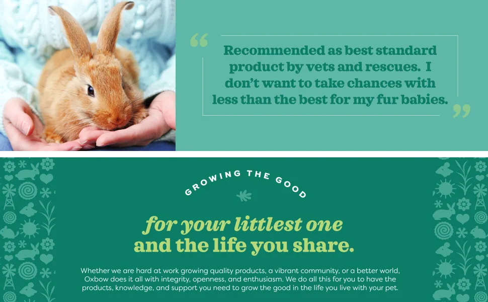 Oxbow Essentials Rabbit Food - All Natural Rabbit Pellets - unspecified