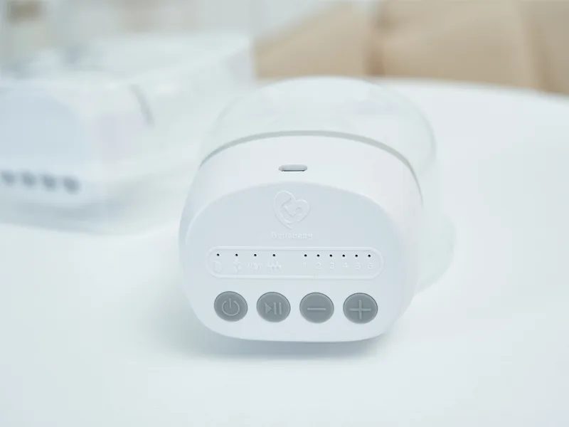 Milk pump electrically portable Bellababy milk pump electrical noise and painless 4 modes and 6 steps suck portable electrical milk pump 24mm white - milchpump tragbar