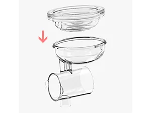 Milk pump electrically portable Bellababy milk pump electrical noise and painless 4 modes and 6 steps suck portable electrical milk pump 24mm white - pump mum