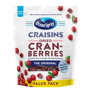 Ocean Spray Craisins Dried Cranberries Original Brick Pack 1 Ounce (Pack of 12) - unspecified