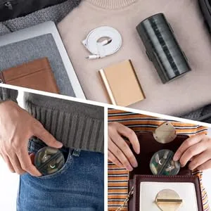TookMag Pill Organizer 2 Times a Day Weekly AM PM Pill Box Large Capacity 7 Day Pill Cases for Pills/Vitamin/Fish Oil/Supplements (Black) - portable