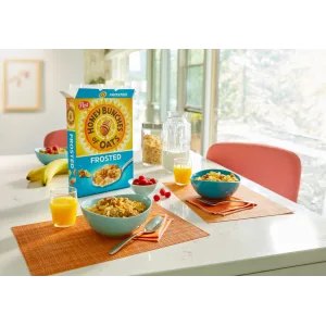 Honey Bunches of Oats with Almonds Heart Healthy Low Fat made with Whole Grain Cereal 18 Ounce Box - unspecified