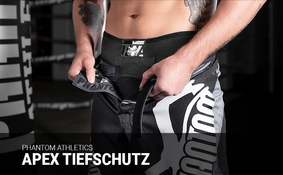 Phantom Groin Guard - Men's Jockstrap for Martial Arts | Boxing MMA Muay Thai L-XL APEX - Black - Phantom Athletics Apex Boxhandschuhe Eier Tiefschutz MMA UFC Fight Muay Thai Boxen Boxing Fighter