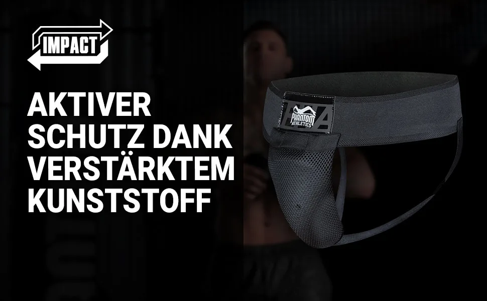 Phantom Groin Guard - Men's Jockstrap for Martial Arts | Boxing MMA Muay Thai L-XL APEX - Black - Phantom Athletics Apex Boxhandschuhe Eier Tiefschutz MMA UFC Fight Muay Thai Boxen Boxing Fighter