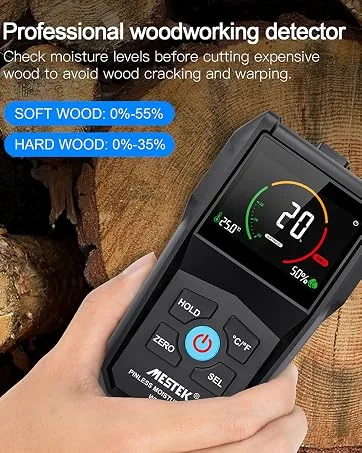 Infrared thermometer Laser Mestek Temperature measuring device with K -probe IR Pyrometer -50 C to 800 C Touch Color LCD alarm function Settable emission degree for kitchen - WM700A
