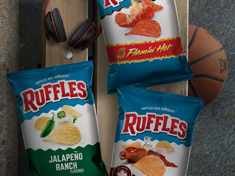 Ruffles Original Potato Chips 1 Ounce (Pack of 40) - ruffles potato chips
