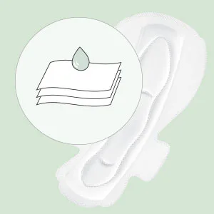 Rael Organic Cotton Cover Pads - Heavy Absorbency Unscented Ultra Thin Pads for Women Postpartum (Extra Long Overnight 12 Count) - Comfortable Protection