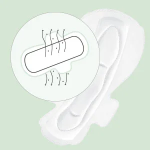 Rael Organic Cotton Cover Pads - Heavy Absorbency Unscented Ultra Thin Pads for Women Postpartum (Extra Long Overnight 12 Count) - product information 7