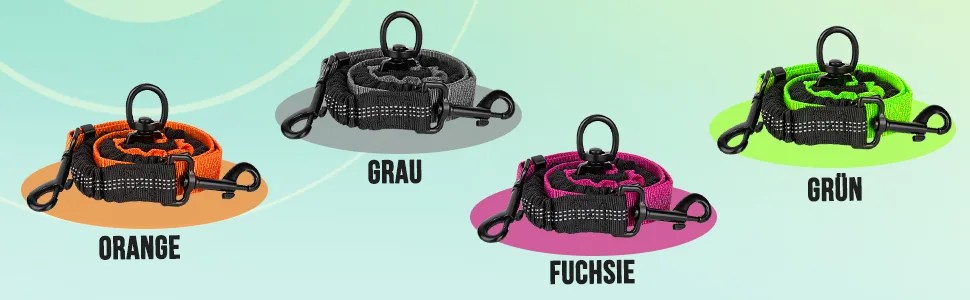 NASJAC Double dog linen coupler no involvement shared leash to walk 2 dogs adjustable reflective shock-damping safety-linen splinters 2-color version (for S+M) black+gray - product information 28
