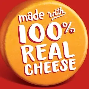 Cheez-It Baked Snack Cheese Crackers Original School Lunch Snacks 1 oz Bag (40 Bags) - Made with 100% real cheese