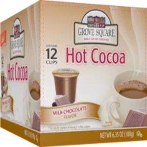 Grove Square Hot Cocoa Pods, Milk Chocolate, Single Serve (Pack of 24) (Packaging May Vary) Milk Chocolate 24 Pack - product information 1