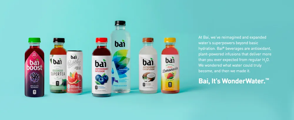 Bai Flavored Water Brasilia Blueberry Antioxidant Infused Drinks 18 Fluid Ounce Bottles 6 Count - Bai, It
