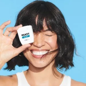 Listerine Ultraclean Access Flosser Refill Heads | Proper & Durable Oral Care & Hygiene | Effective Plaque Removal, Teeth & Gum Protection | Mint Flavor, 28 ct, 1 Pack - reach mint floss waxed