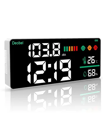 Lycebell Digital Anemometer Handheld Wide knife LC-100 Wind measuring device Wind Speed Meter Gauge with backlight and temperature measurement for windsurfing fishing drone flight - SOUND
