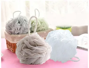 Bath Sponge Shower Loofahs 60g Mesh Pouf Bath Scrunchies Body Wash Puff - Pack of 4 - product information 3