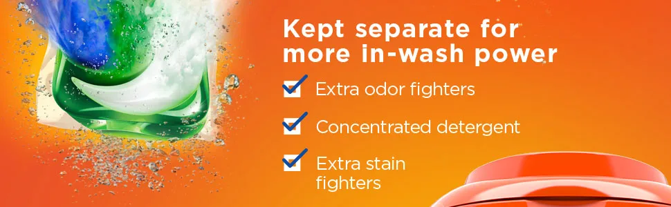 Tide PODS Laundry Detergent Soap PODS High Efficiency (HE) Original Scent 81 Count - Kept separate for more in-wash power
