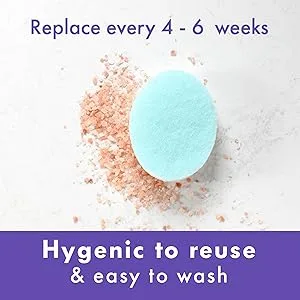 Buf-Puf Regular Facial Sponge Dermatologist Developed Removes DeepDown Dirt that Causes Breakouts and Blackheads Reusable Exfoliating white 1 Count - Buf Puf