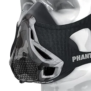 Phantom Athletics Training Mask - Endurance Training for More Performance in Sports Camo M - Phantom Athletics Trainingsmaske Training Mask Trainings-Maske Ausdauer laufen Football Fußball MMA