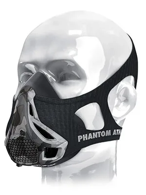 Phantom Athletics Training Mask - Endurance Training for More Performance in Sports Camo M - Phantom Trainingsmaske Camo Schwarz