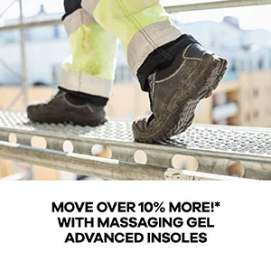 Dr. Scholl's Work Insoles All-Day Shock Absorption and Reinforced Arch Support that Fits in Work Boots and More (for Women's 6-10) - Move Over 10% More with Massaging Gel Advanced Insoles