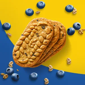 Belvita Blueberry Breakfast Biscuits 6 Boxes of 5 Packs (4 Biscuits Per Pack) - image