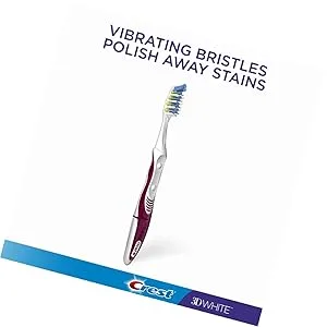 Oral-B Pulsar 3d White Advanced Vivid Soft Toothbrush Twin Pack (Colors May Vary) - product information 3