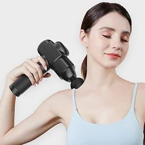 TOLOCO Massage Gun Upgrade Percussion Muscle Massage Gun for Athletes Handheld Deep Tissue Massager (Black) - massage gun