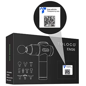 TOLOCO Massage Gun Upgrade Percussion Muscle Massage Gun for Athletes Handheld Deep Tissue Massager (Black) - massage gun