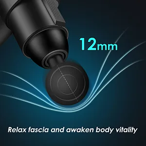 TOLOCO Massage Gun Upgrade Percussion Muscle Massage Gun for Athletes Handheld Deep Tissue Massager (Black) - massage gun
