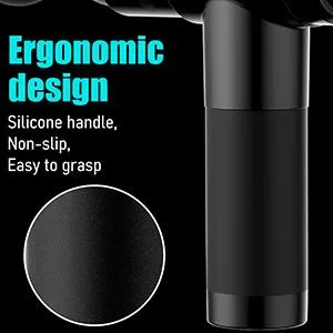 TOLOCO Massage Gun Upgrade Percussion Muscle Massage Gun for Athletes Handheld Deep Tissue Massager (Black) - massage gun