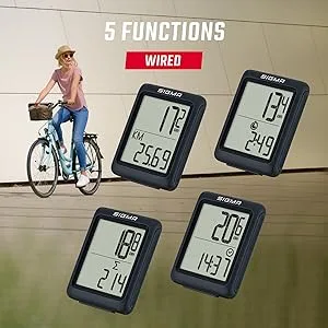 SIGMA SPORT bike computer BC 5.0 WR - one size single - Funktionen