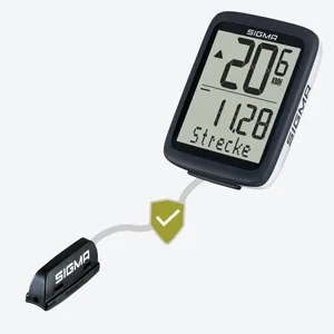 Sigma Bc 10.0 Wr Bike Computer Black/White One Size Single - Kabel