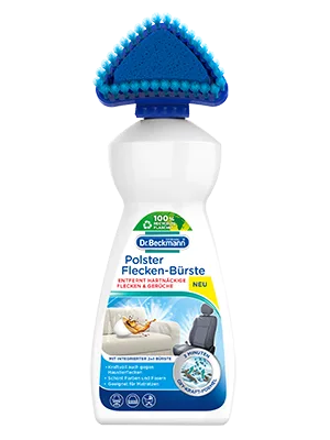 Dr.Beckmann upholstered spots brush liquid |Upholstered cleaner against stubborn spots and smells on sofas car seats etc. |including practical brush applicator |400 ml - Polster