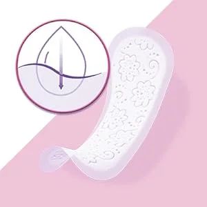 Always Thin Daily Wrapped Liners Unscented 162 count - Close-up of Always