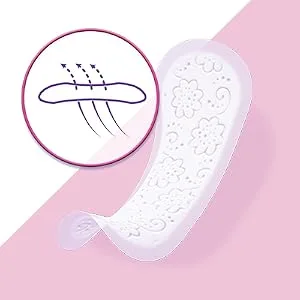 Always Thin Daily Wrapped Liners Unscented 162 count - Close-up of Always