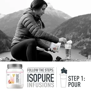 Nature's Best Isopure Infusions - Citrus Lemonade - 1 Lbs - LIGHT PROTEIN FRUIT FLAVORED PROTEIN POWDER ISOPURE IMMUNE BOOSTING PROTEIN WORKOUT RECOVERY PROTIEN