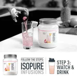 Nature's Best Isopure Infusions - Citrus Lemonade - 1 Lbs - LIGHT PROTEIN FRUIT FLAVORED PROTEIN POWDER ISOPURE IMMUNE BOOSTING PROTEIN WORKOUT RECOVERY PROTIEN
