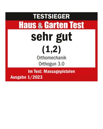 OrthoMechanics 3.0 | Massage gun with app | OrthoGun (Standard) - OrthoGun Test
